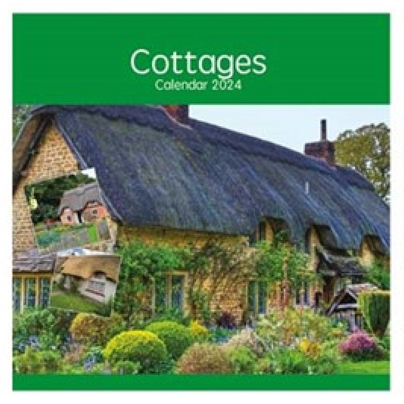 2024 Cottages Square Wall Calendar