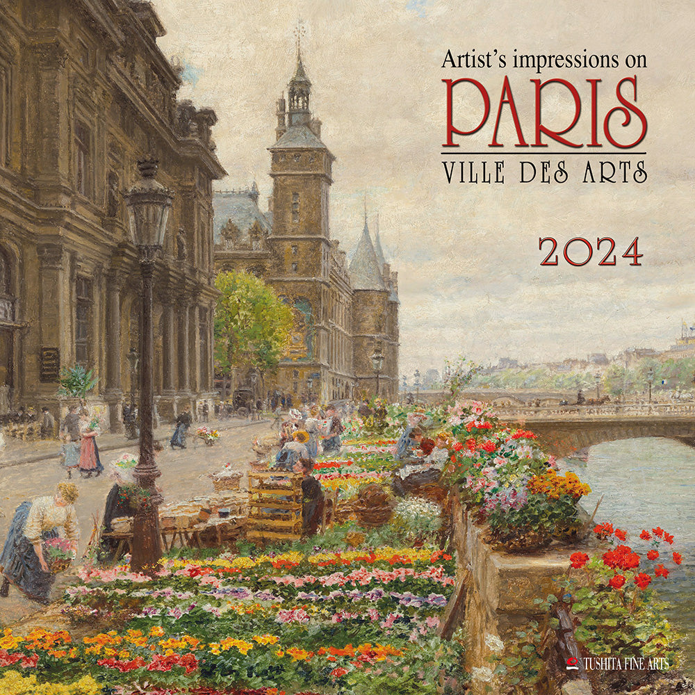 2024 Paris Ville des Arts Square Wall Calendar Art Calendars