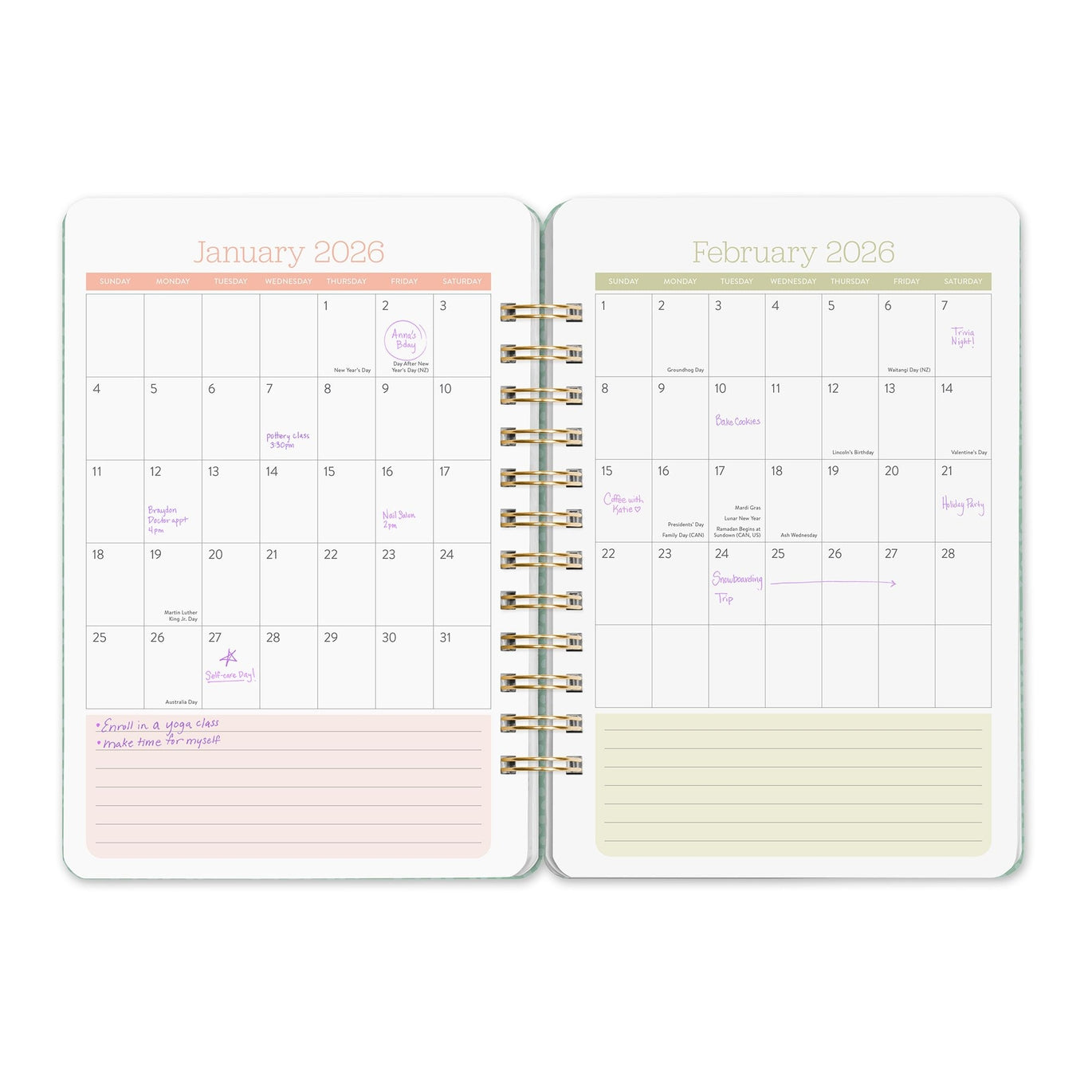 2026 Fruit & Flora Do It All - 17-Month Monthly & Weekly Diary/Planner