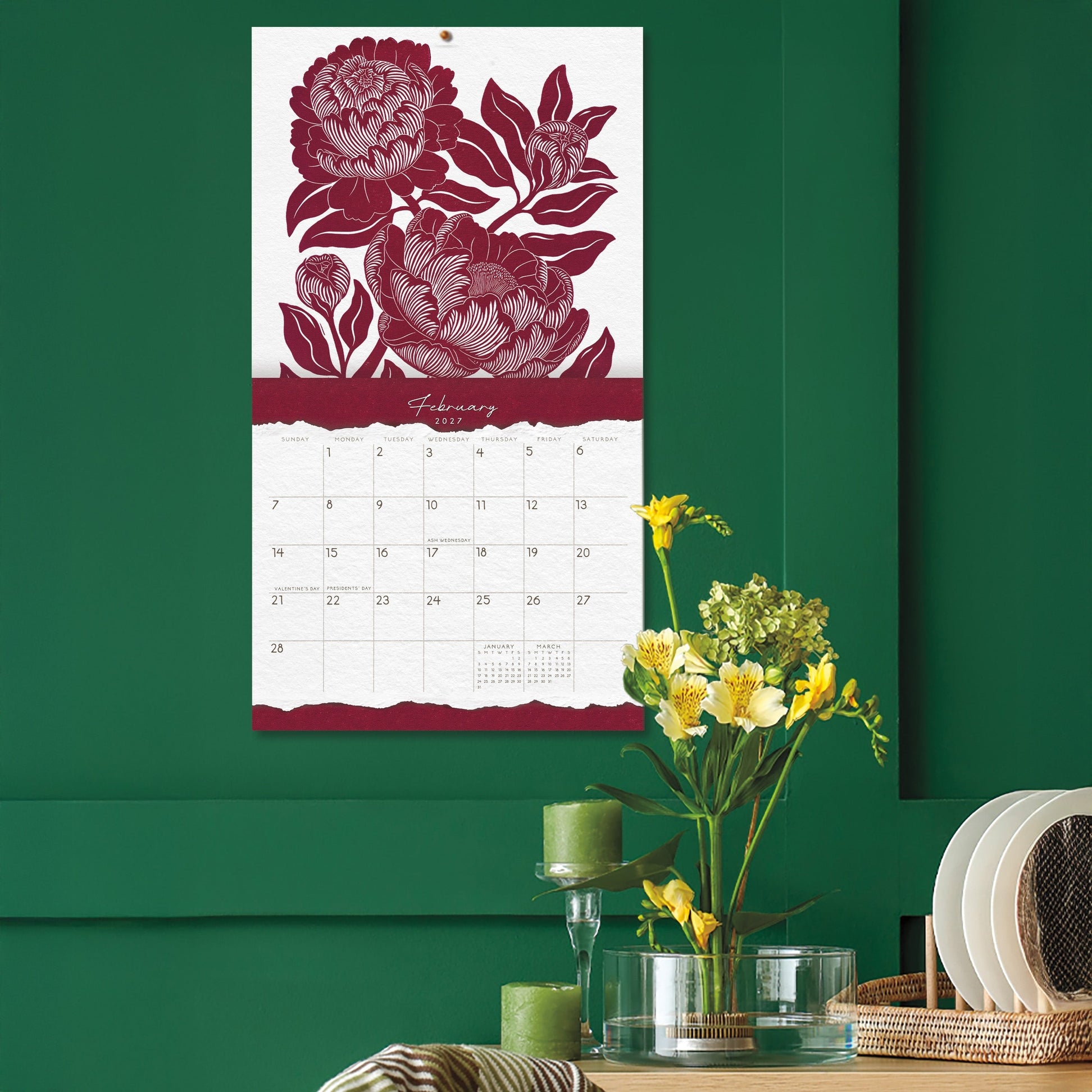 2027 Grace - Deluxe Wall Calendar by Grace Gillespie