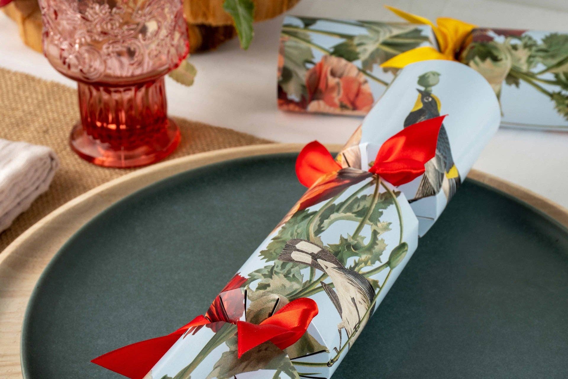 Luxury Birds & Flowers, Ultra High Quality Handmade Bon Bon - Christmas Decoration