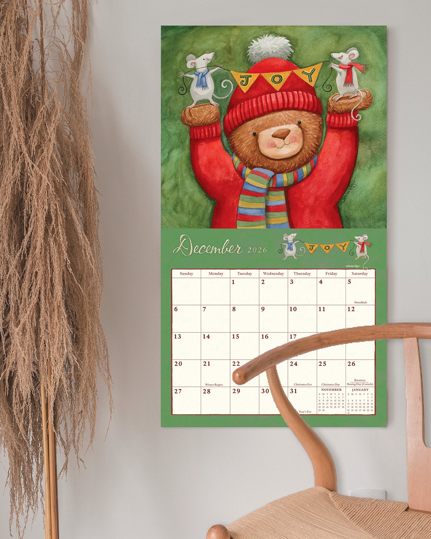 2026 Legacy Bears - Deluxe Wall Calendar