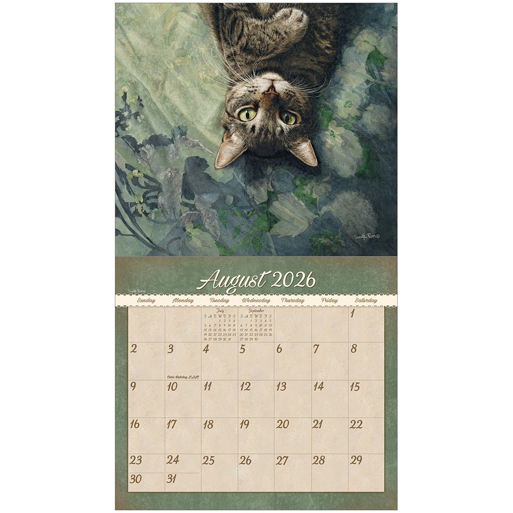 2026 Legacy Cats We Love - Deluxe Wall Calendar