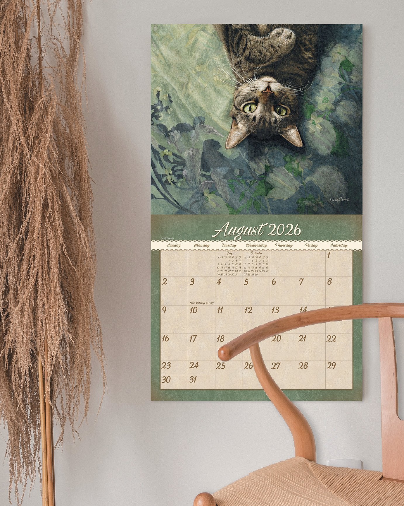 2026 Legacy Cats We Love - Deluxe Wall Calendar