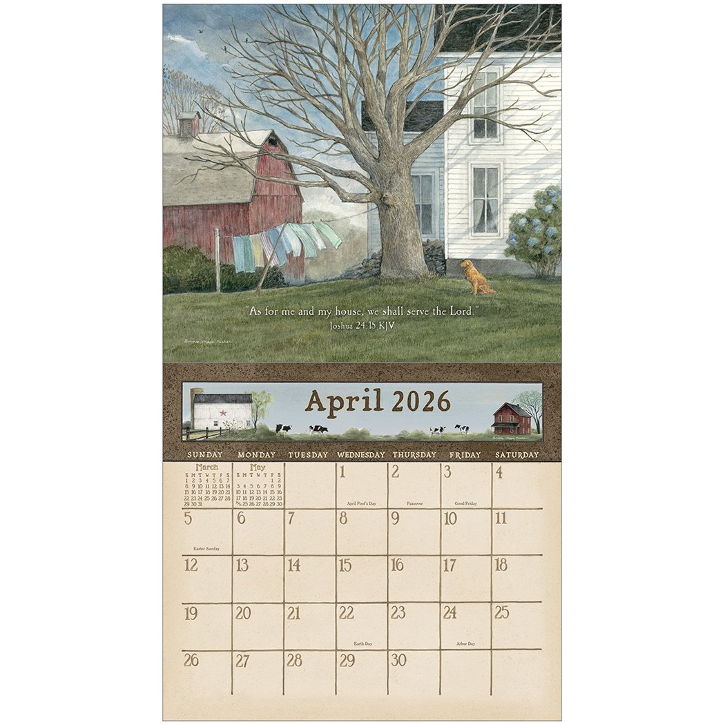 2026 Legacy Country Blessings - Deluxe Wall Calendar