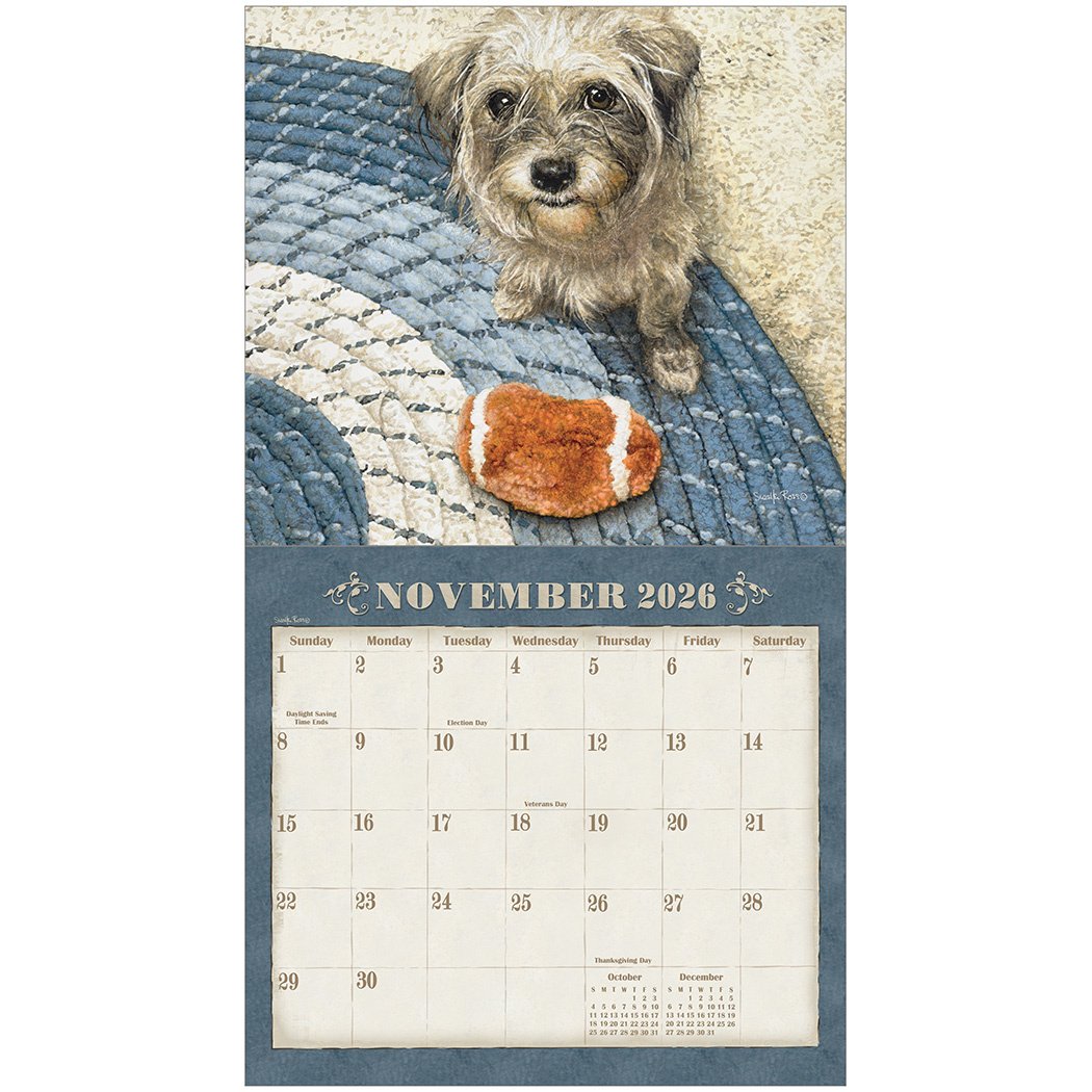 2026 Legacy Dogs We Love - Deluxe Wall Calendar