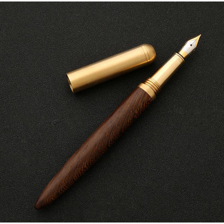 Handmade Wood Fountain Pen | The Hemmingway : Cherry (Boxed)