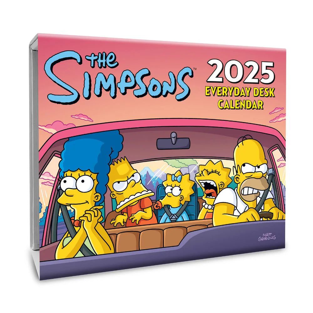 2025 The Simpsons Daily Boxed PageADay Calendar