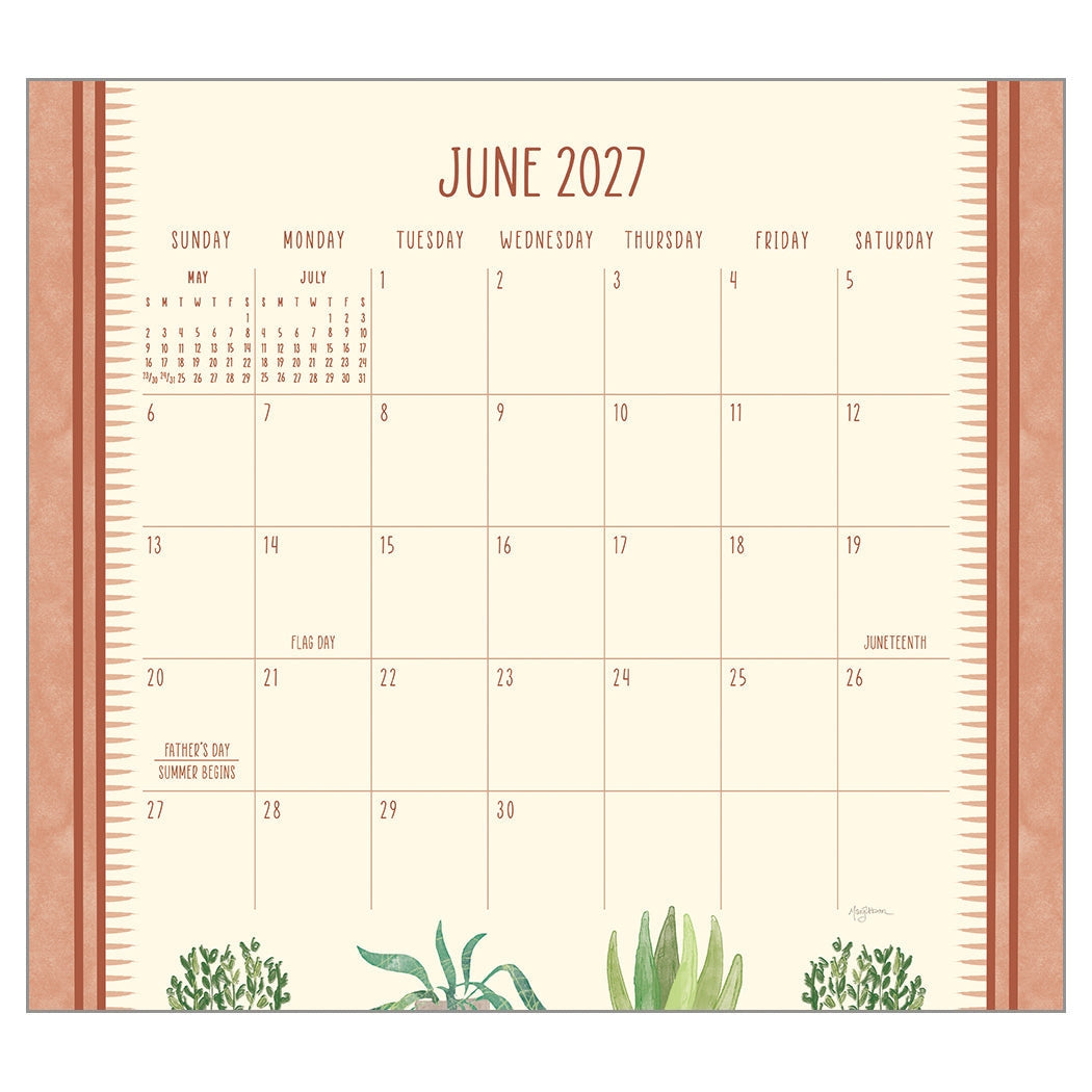 2027 Cat Person - Deluxe Wall Calendar