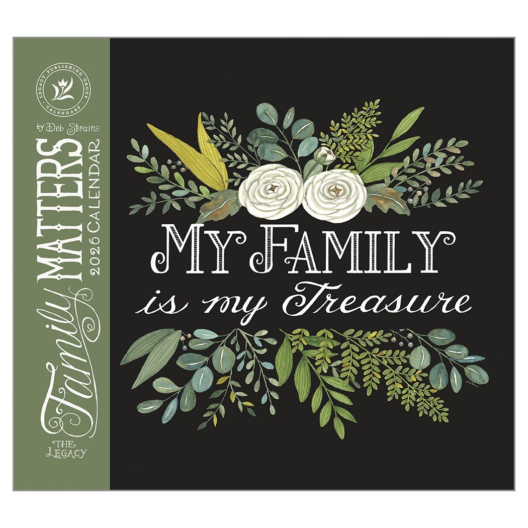 2026 Legacy Family Matters - Deluxe Wall Calendar