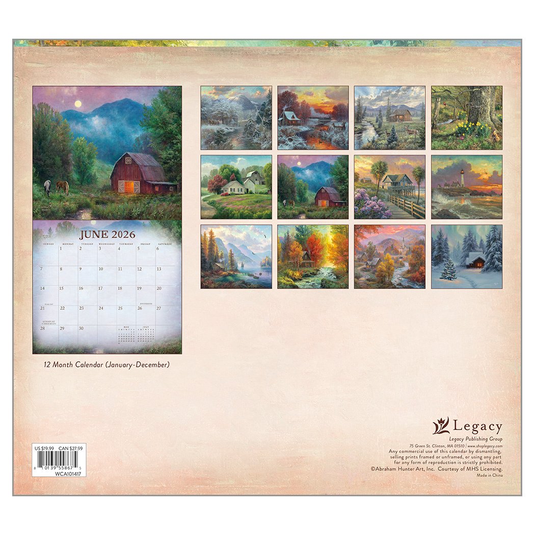 2026 Legacy Four Seasons - Deluxe Wall Calendar