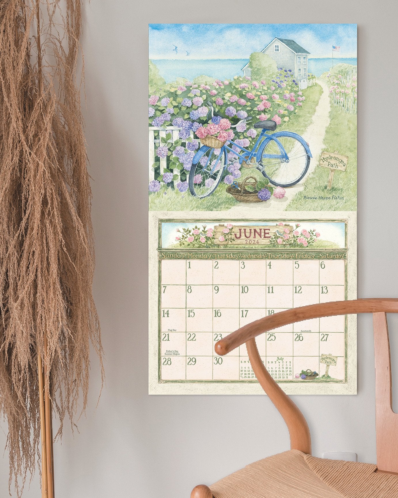 2026 Legacy Garden Path - Deluxe Wall Calendar