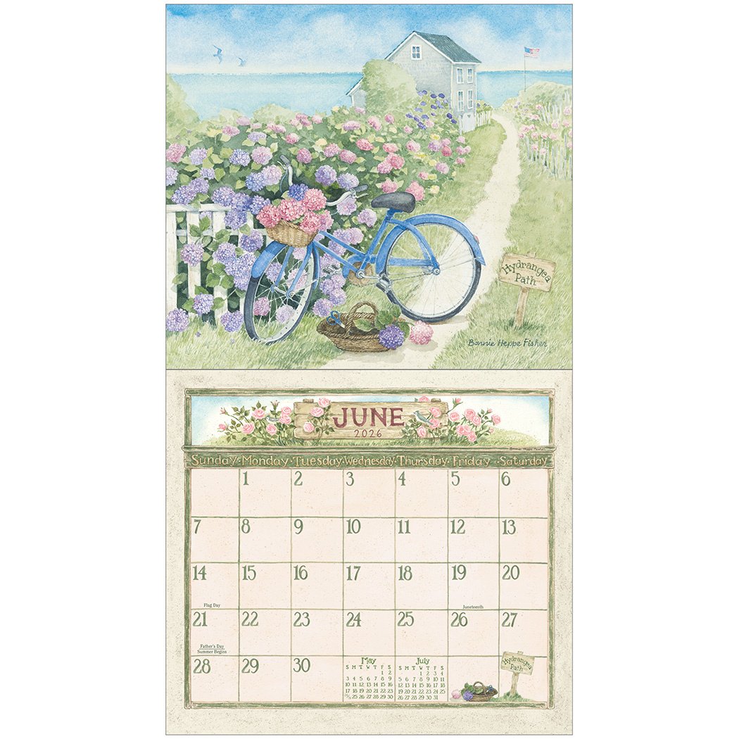2026 Legacy Garden Path - Deluxe Wall Calendar