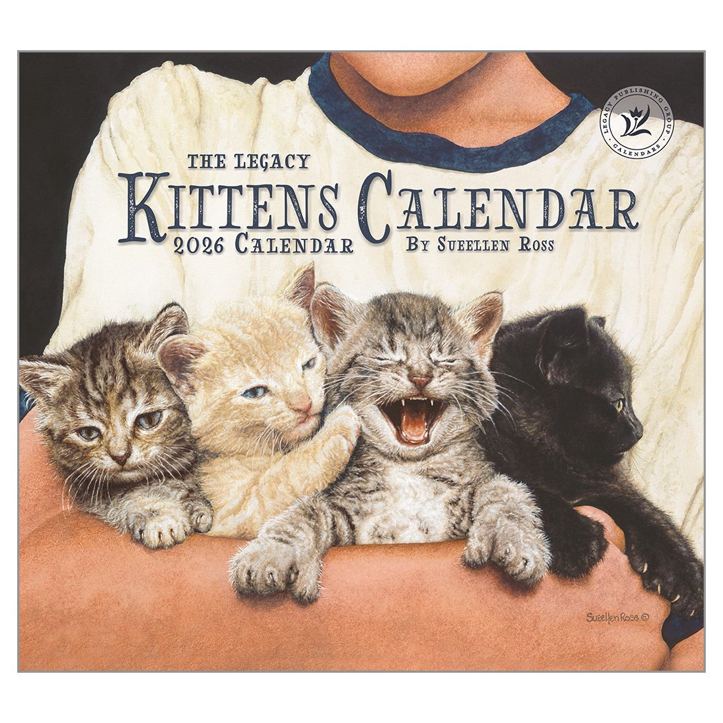 2026 Legacy Kittens - Deluxe Wall Calendar