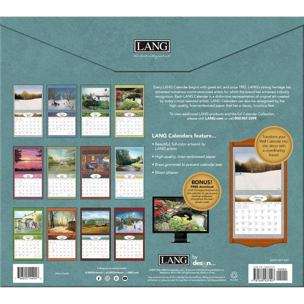 2026 LANG Journey Home - Deluxe Wall Calendar