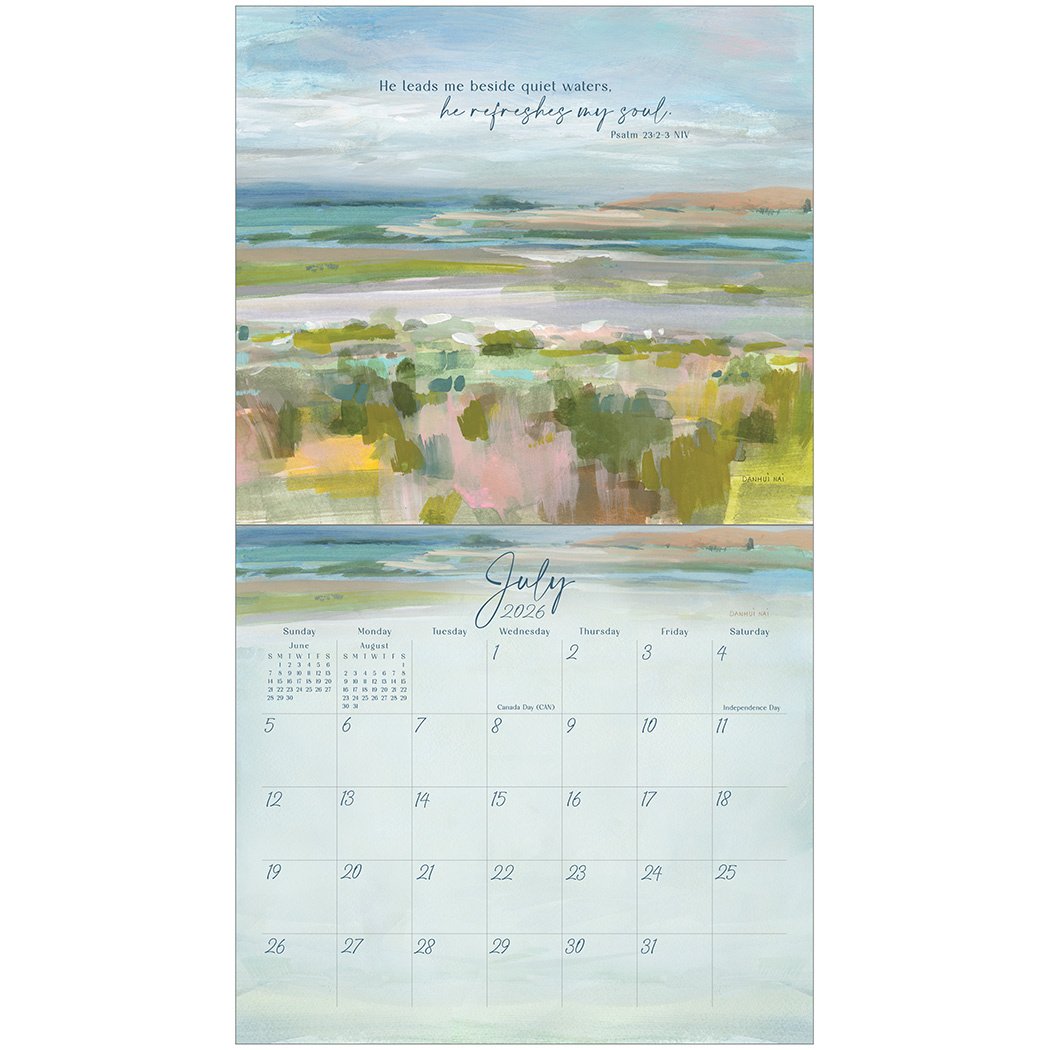 2026 Legacy Light Gently Falling - Deluxe Wall Calendar