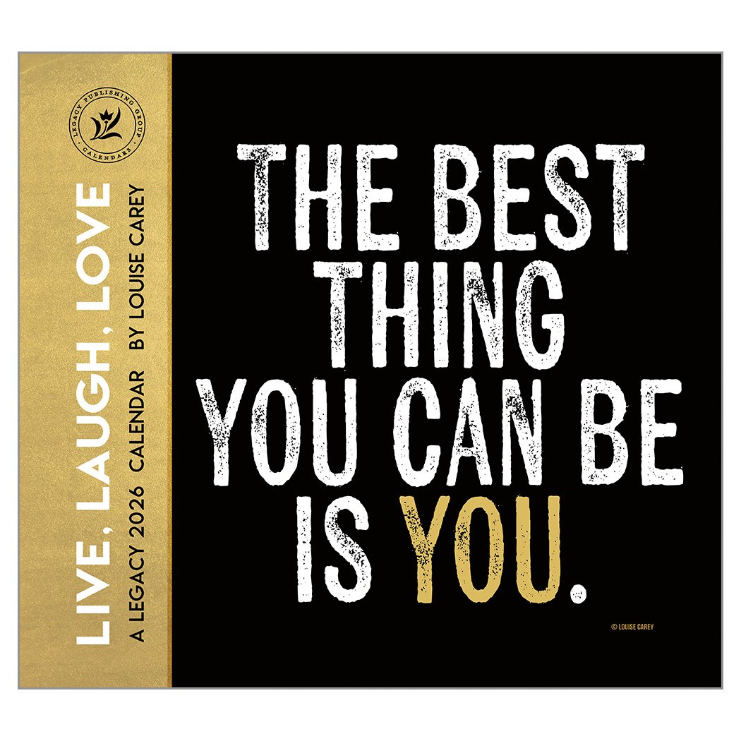 2026 Legacy Live Laugh Love - Deluxe Wall Calendar