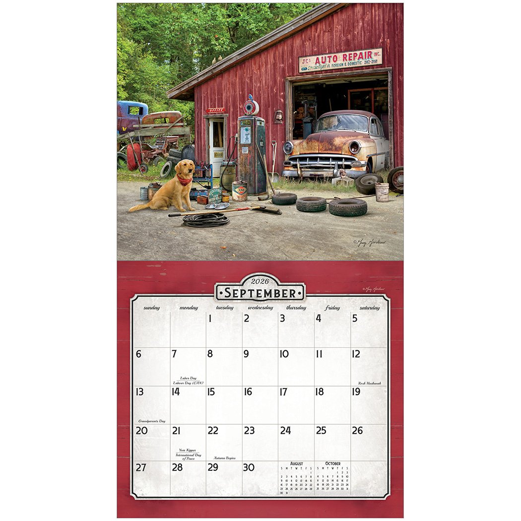 2026 Legacy Nostalgic Main Street - Deluxe Wall Calendar
