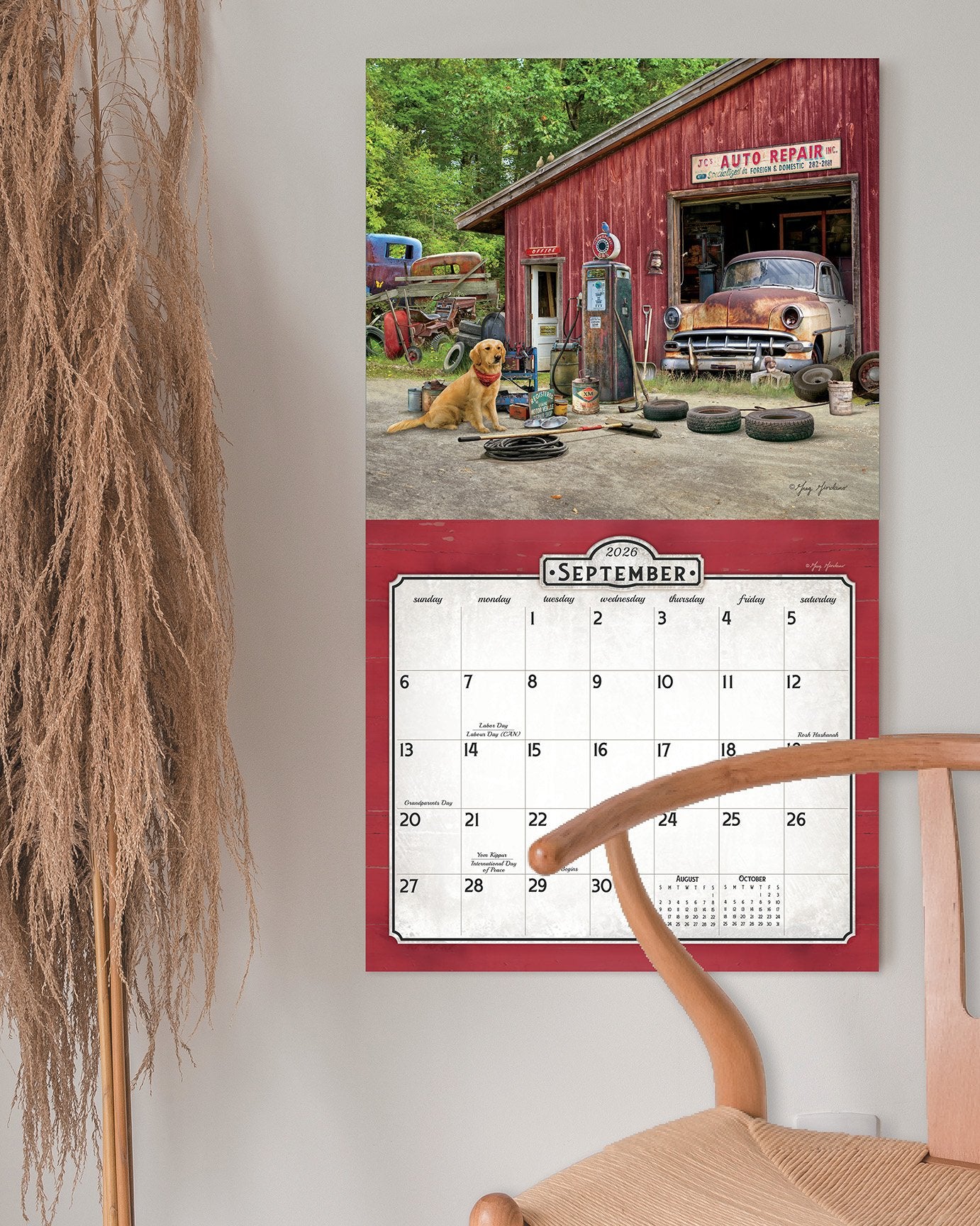 2026 Legacy Nostalgic Main Street - Deluxe Wall Calendar