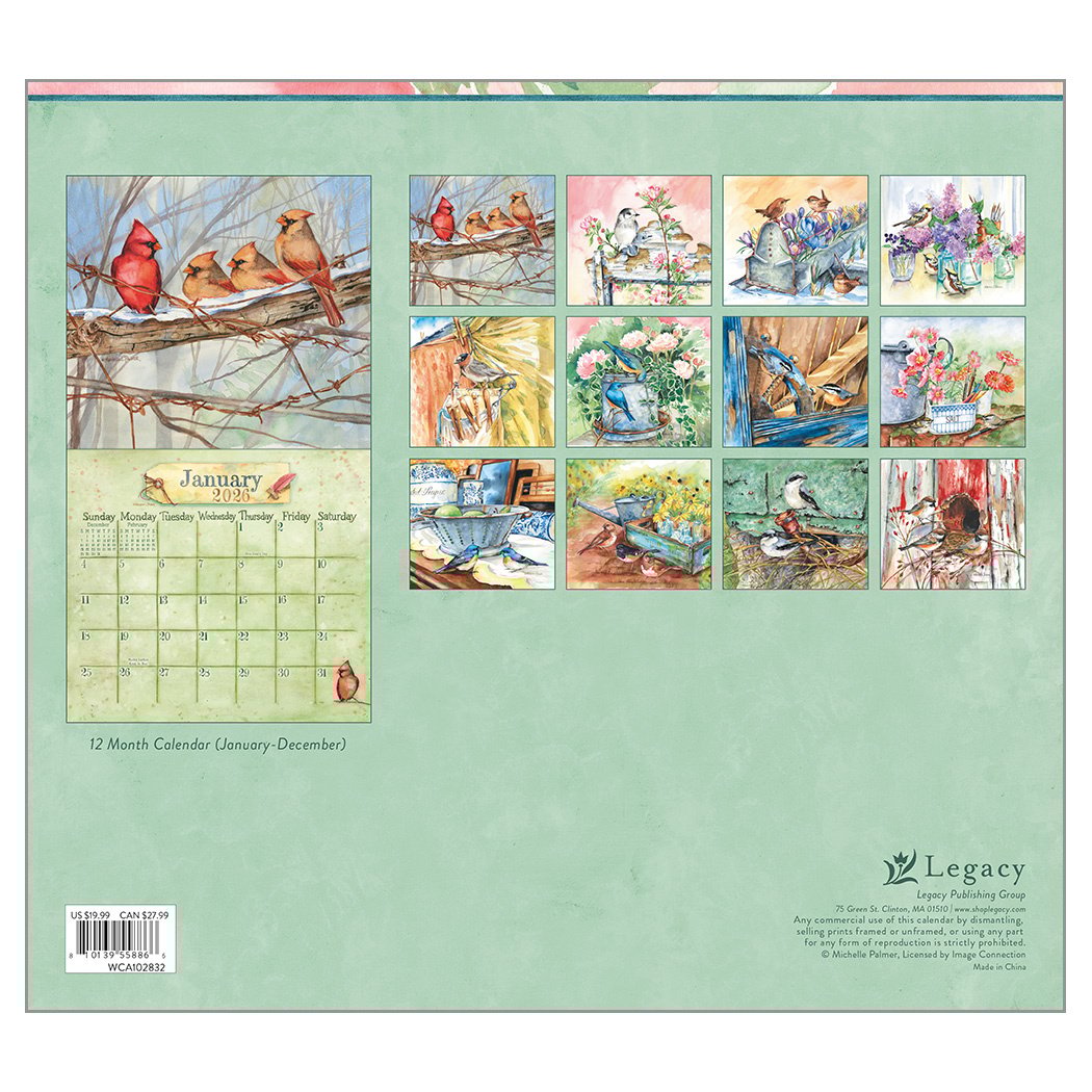 2026 Legacy Outside My Window - Deluxe Wall Calendar