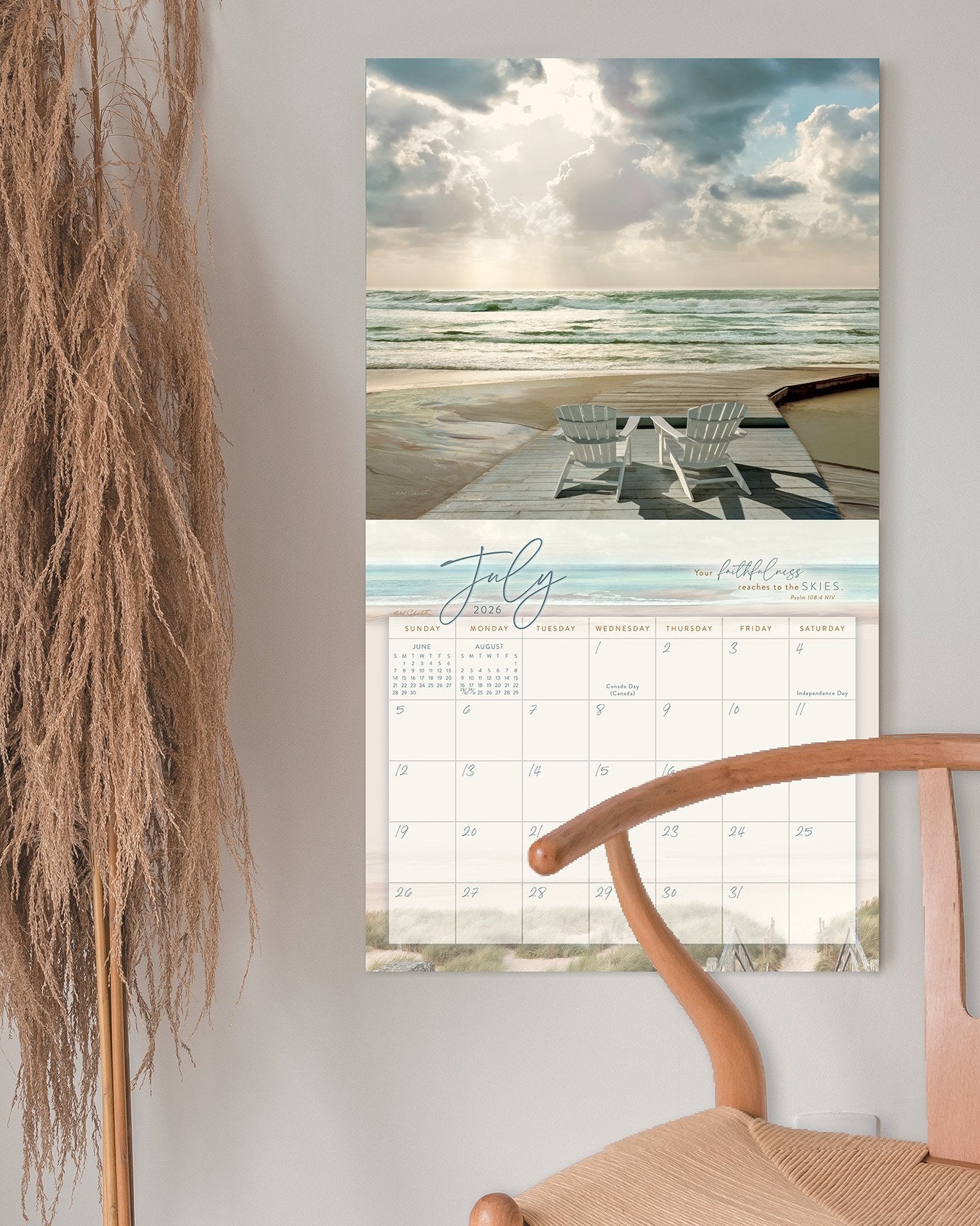 2026 Legacy Seaside Serenity - Deluxe Wall Calendar
