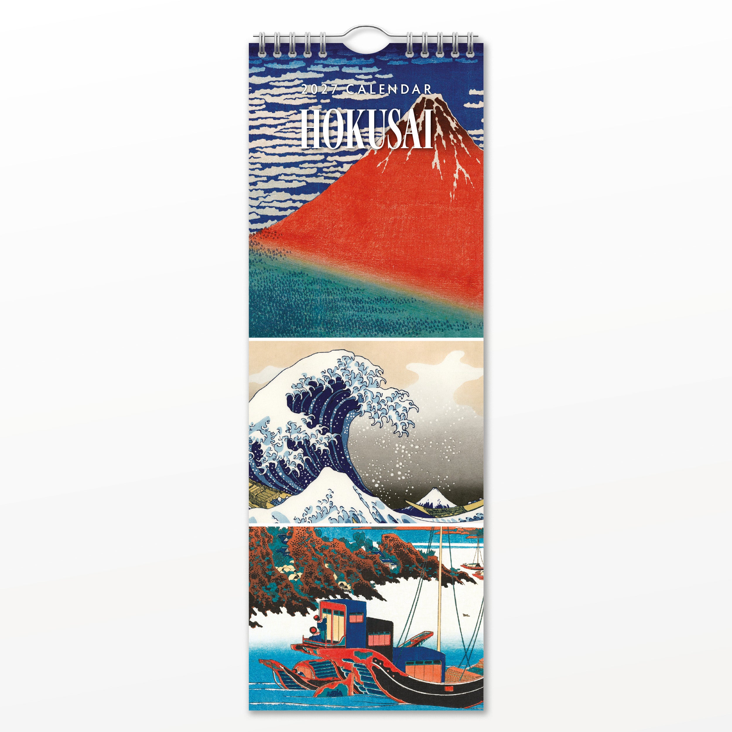 2027 Hokusai - Slim Wall Calendar