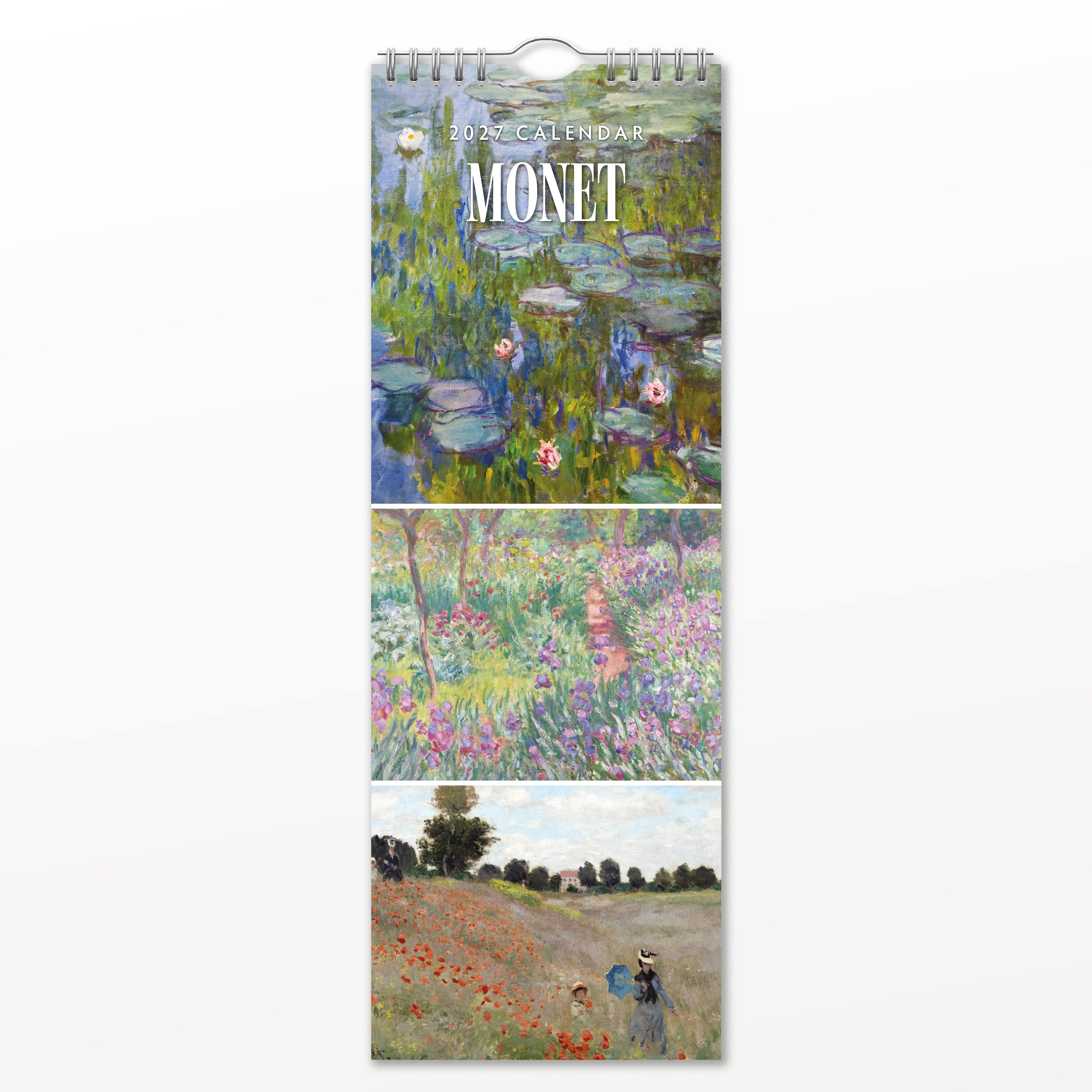 2027 Monet - Slim Wall Calendar