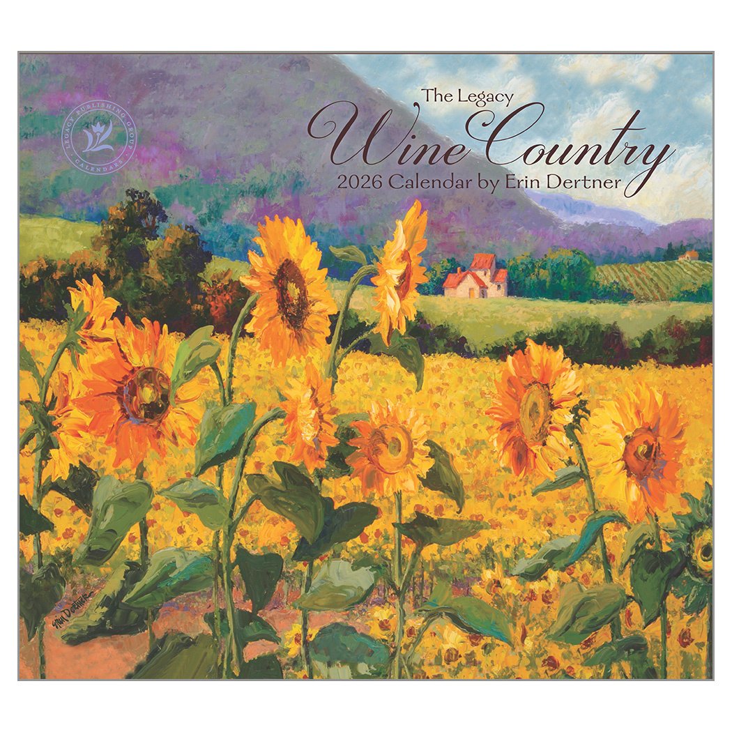 2026 Legacy Wine Country - Deluxe Wall Calendar