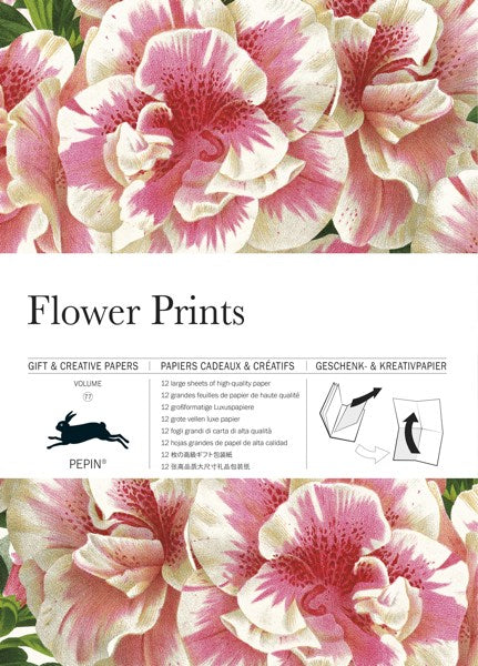Flower Prints - Gift and Creative Papers Book