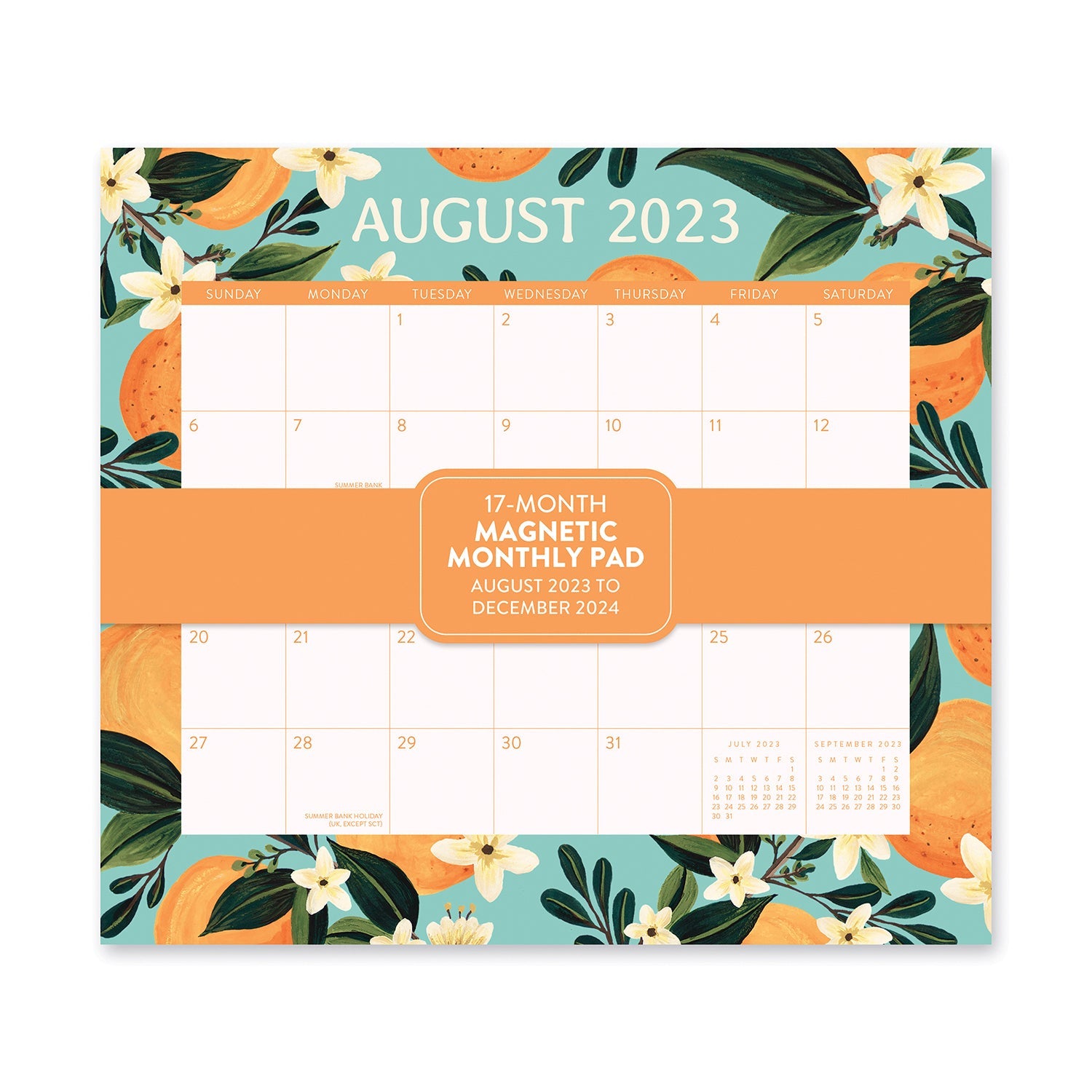 Blue Flower Desk Calendar 2024 Magnetic Calendar for Fridge Wall Calendar  Monthly Calendar Desk Pad Blue Floral Calendar Notepad -  Sweden