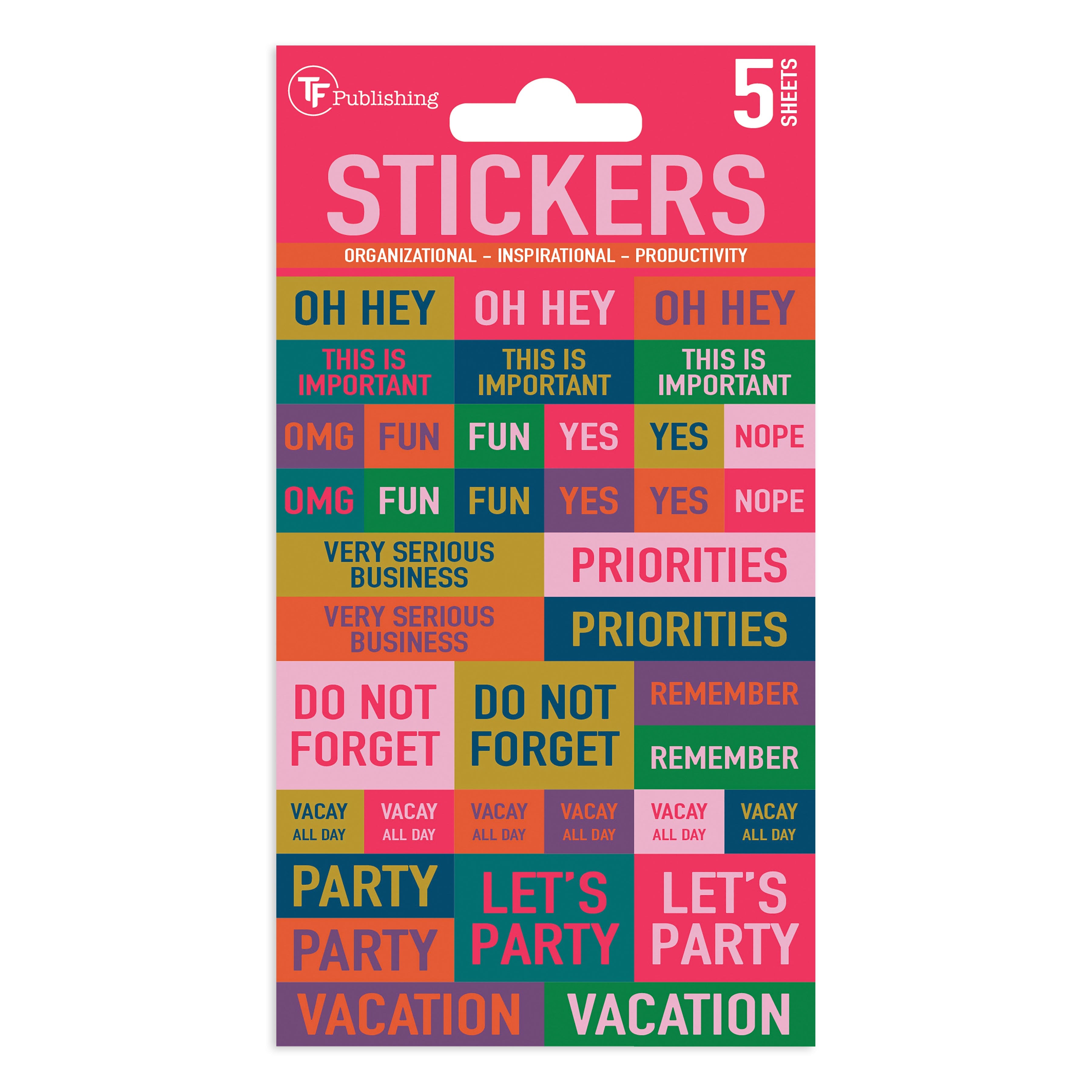 In Any Event Planning Sticker Pack - Calendar Accessories