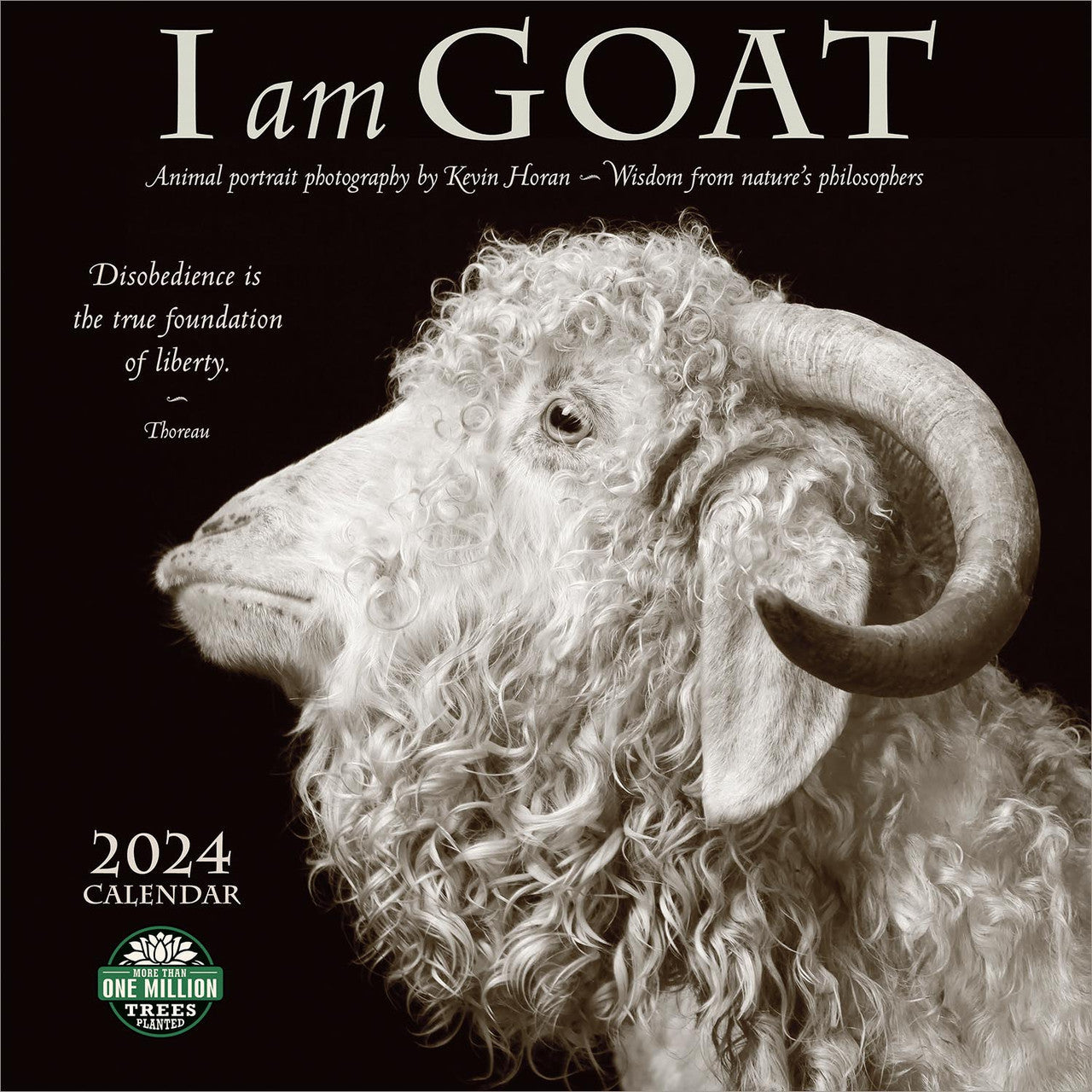 2024 I Am Goat Square Wall Calendar Animals & Wildlife Calendars