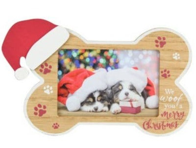 Xmas Dog Wall Plaque (22 cm) - Christmas Decoration