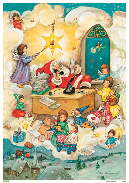 St. Nick's Office - Poster Advent Calendar