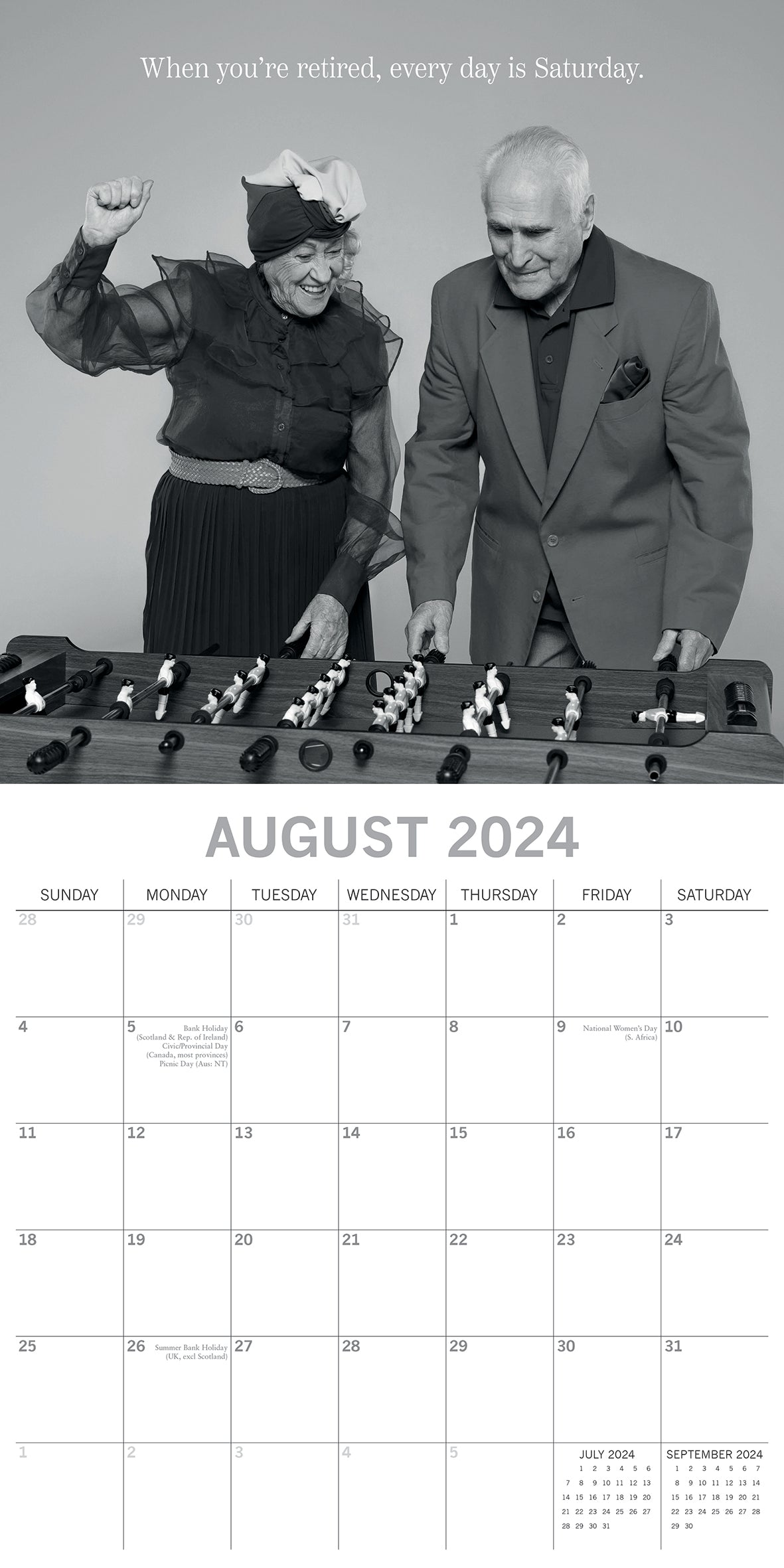 2024 Wrinkly Wit - Square Wall Calendar