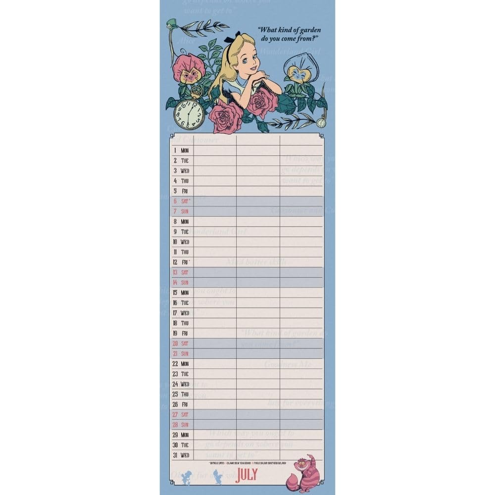 2024 Disney You Me And Us Slim Wall Calendar