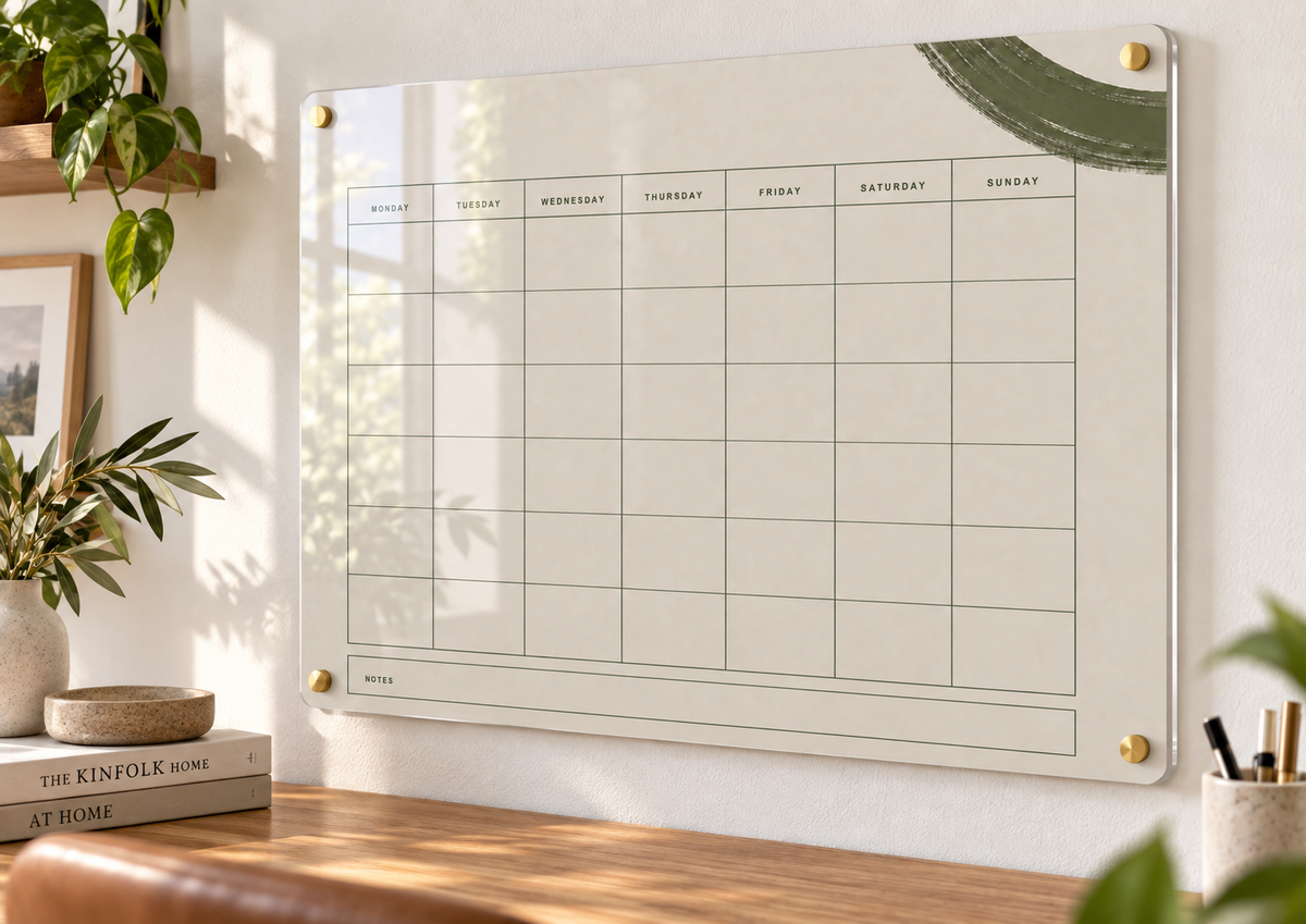 02_-_Olive___Stone_A3_Acrylic_Wall_Calendar_-_Dry_Erase_-_EP-AC-A3-010_-_649310204854_-_Angled_Side_View.png