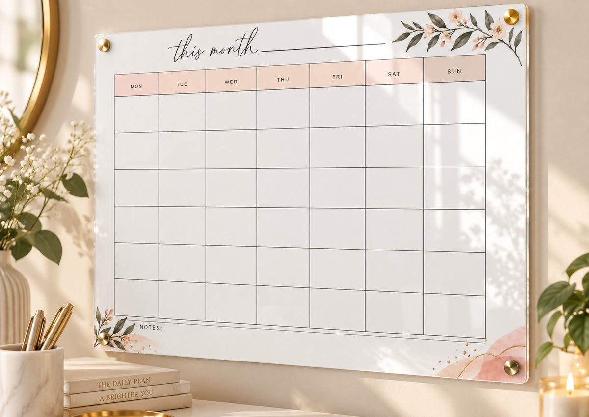 02_-_Peach_Bloom_A3_Acrylic_Wall_Calendar_-_Dry_Erase_-_EP-AC-A3-015_-_649310204908_-_Angled_Side_View.png