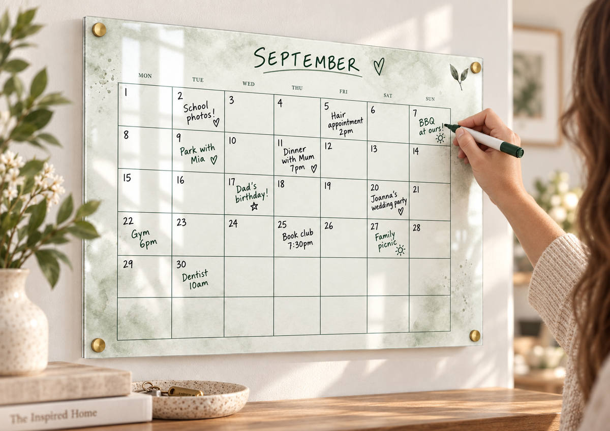05_-_Sage_Serenity_A3_Acrylic_Wall_Calendar_-_Dry_Erase_-_EP-AC-A3-016_-_649310204915_-_Writing_in_Use.png
