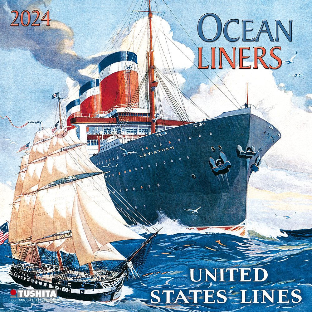 2024 Ocean Liners - Square Wall Calendar  SOLD OUT