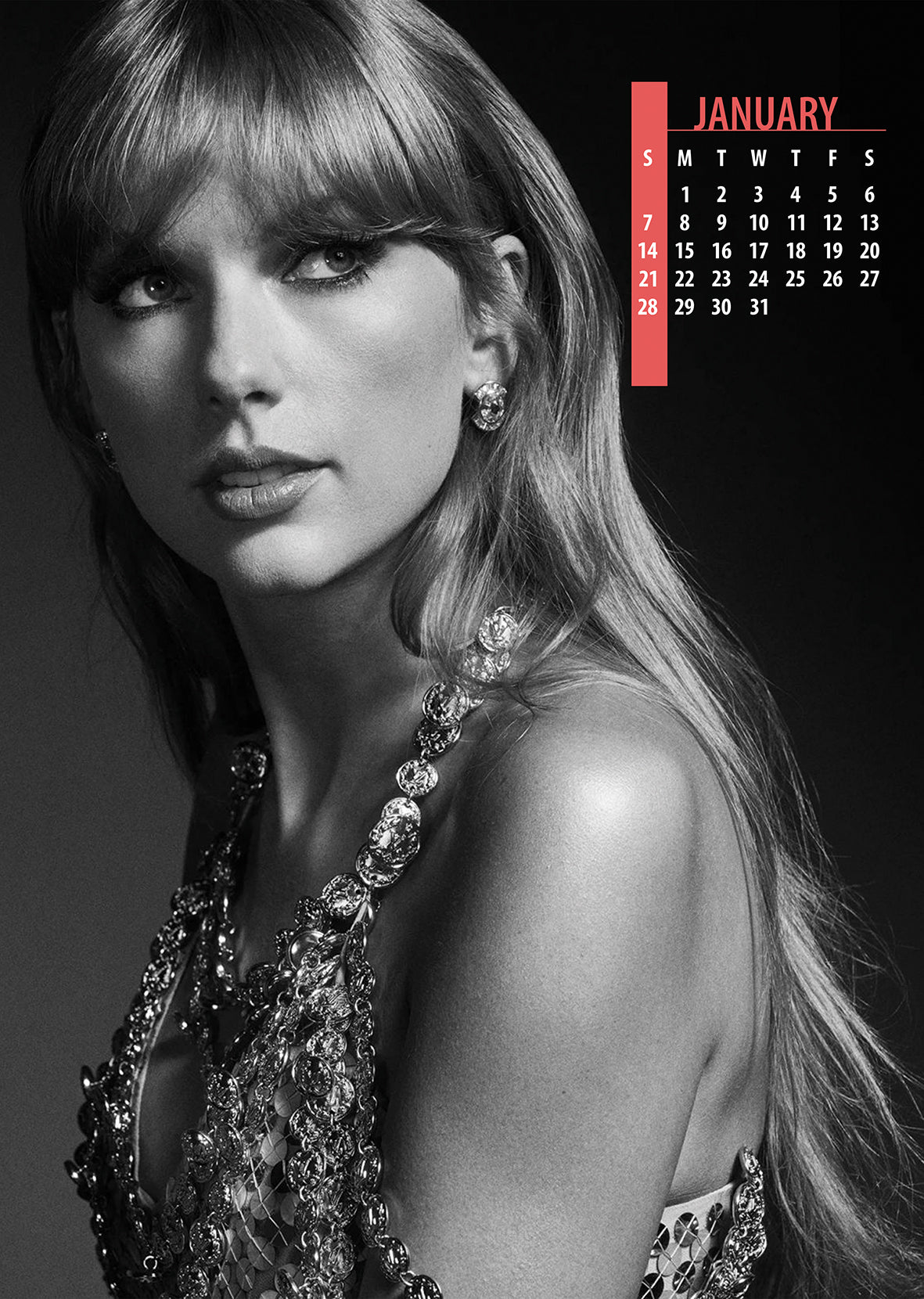 2024 Taylor Swift A3 Wall Calendar