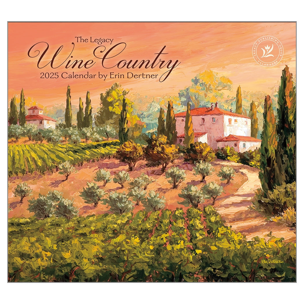 2025 Legacy Wine Country - Deluxe Wall Calendar