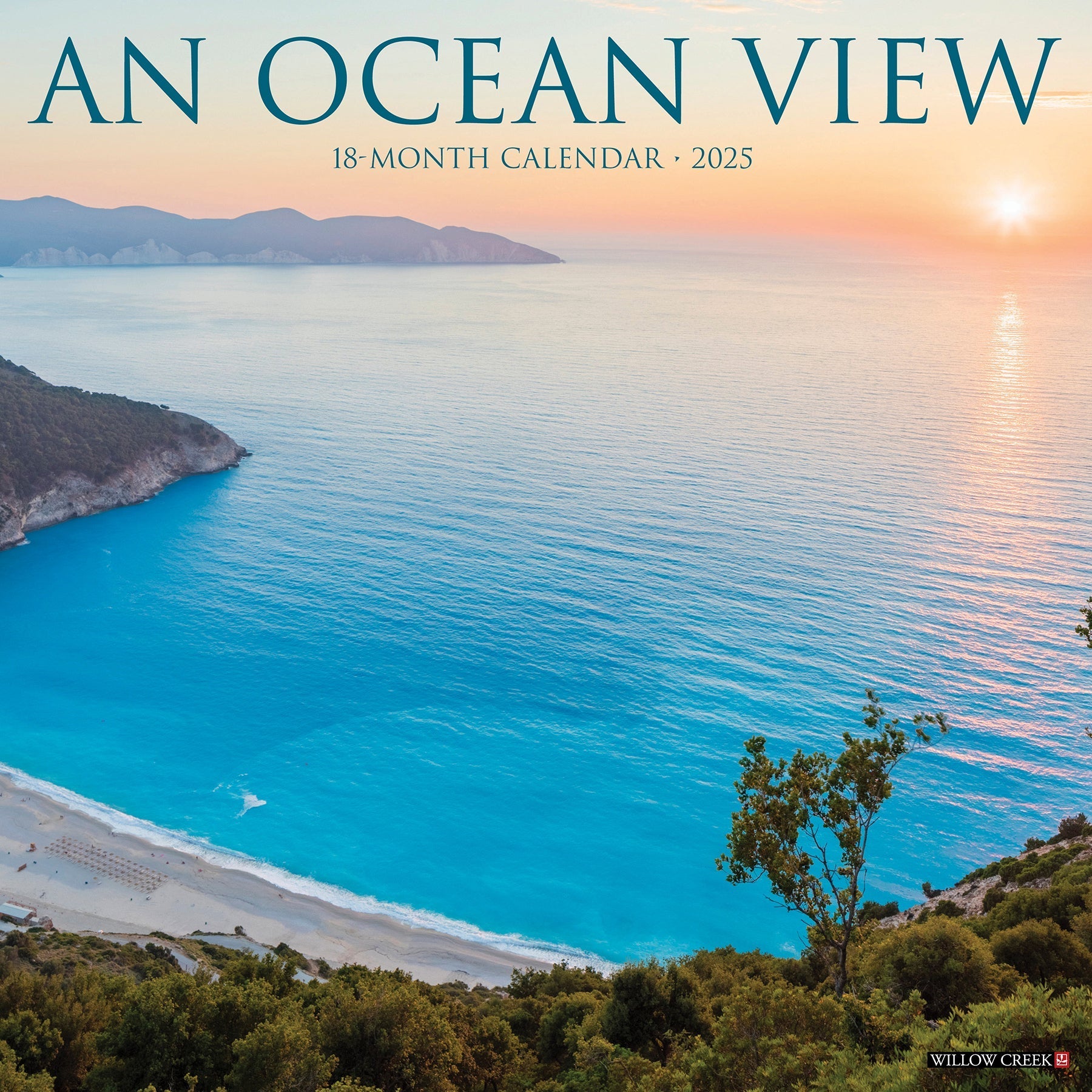 2025 Ocean View - Square Wall Calendar