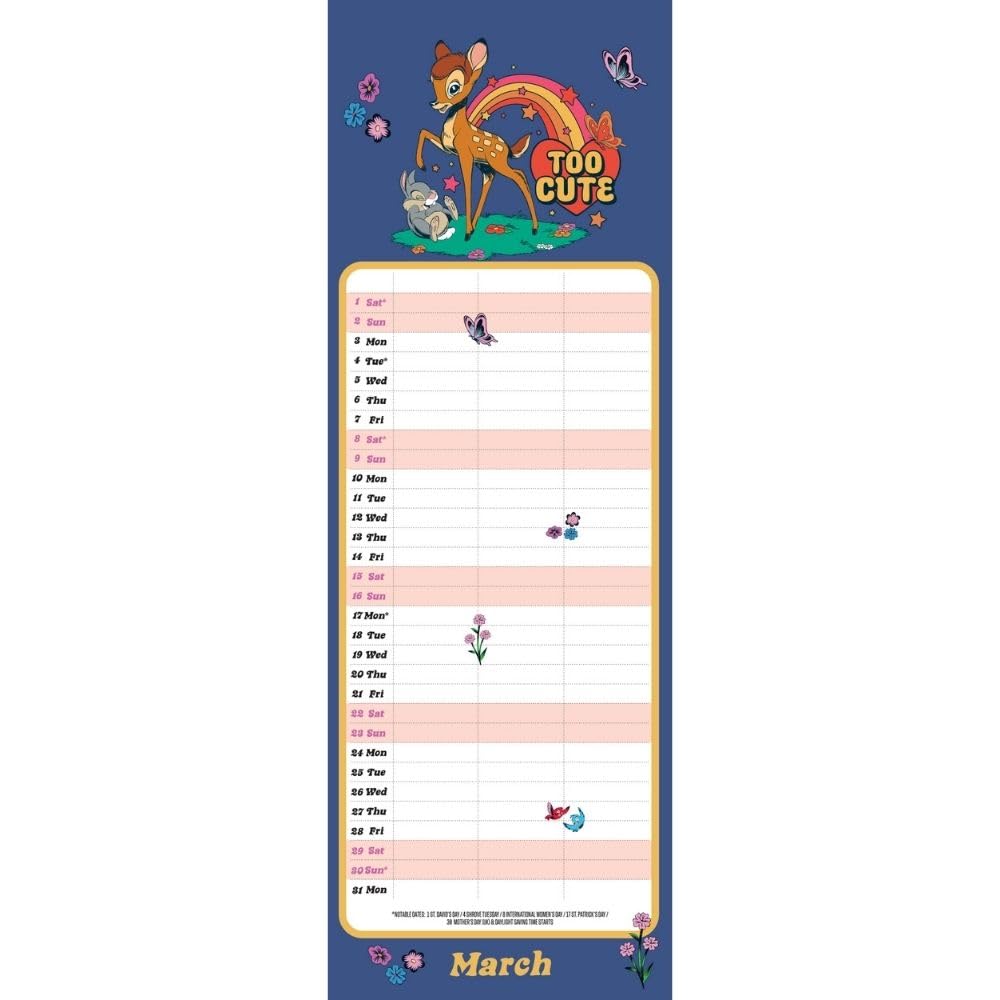 2025 Disney You, Me And Us - Slim Wall Calendar