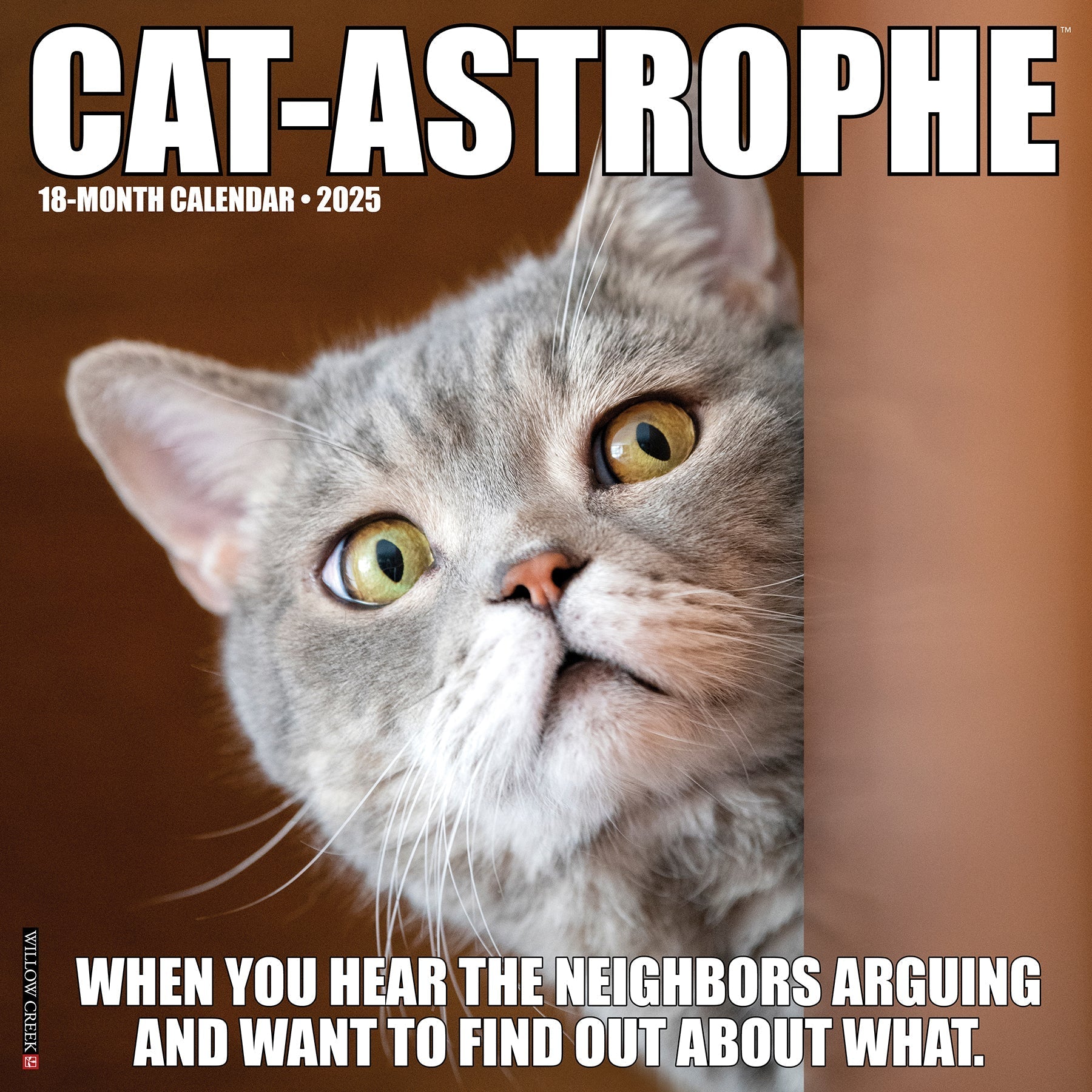 2025 Cat-astrophe - Square Wall Calendar