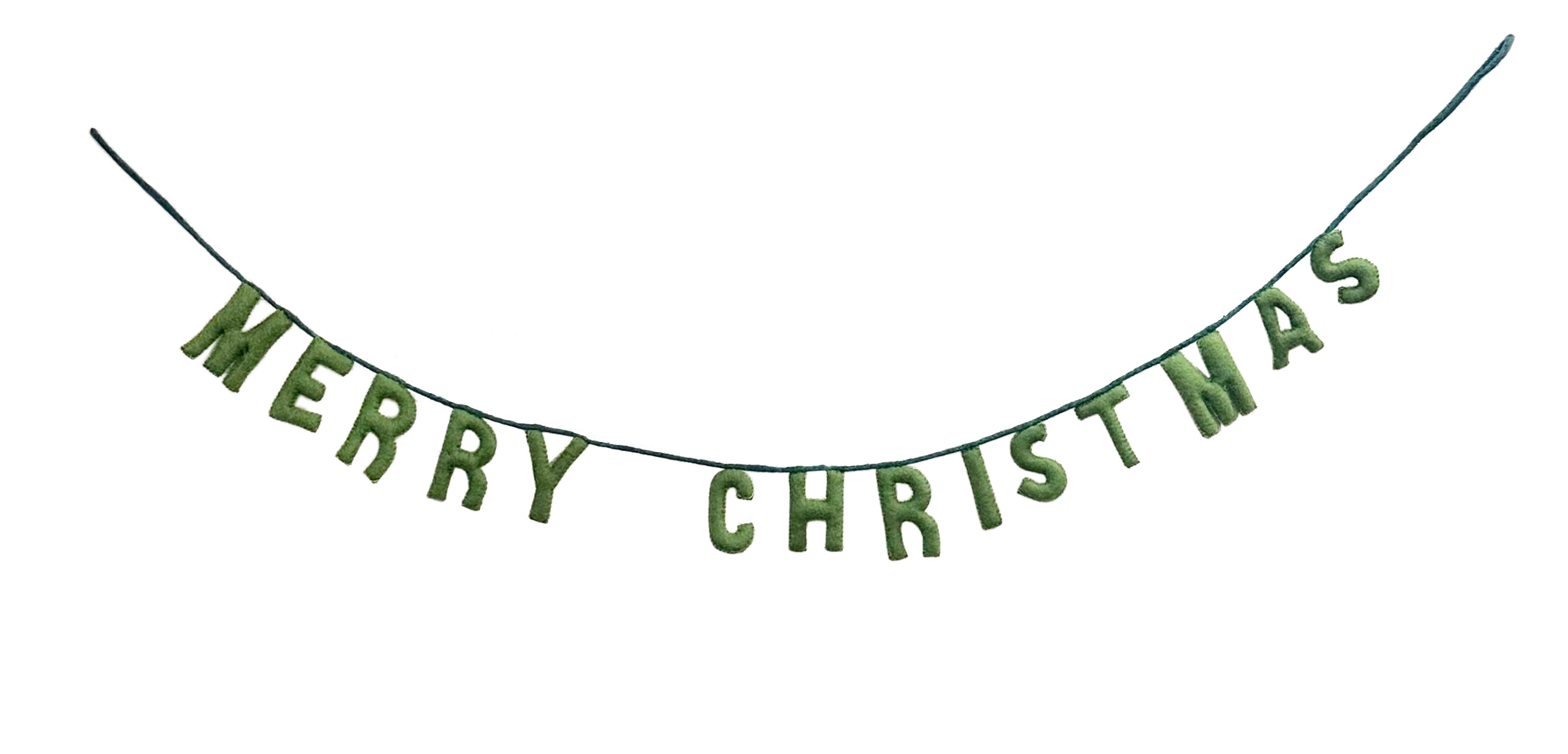 Green Bunting - Christmas Decoration