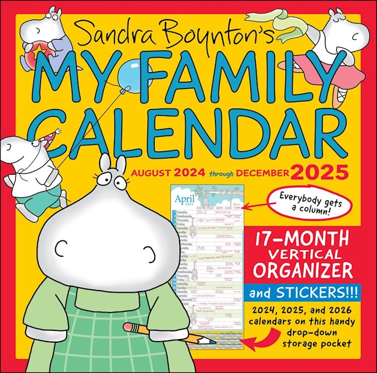 2025 Sandra Boynton's My Family - Square Wall Calendar