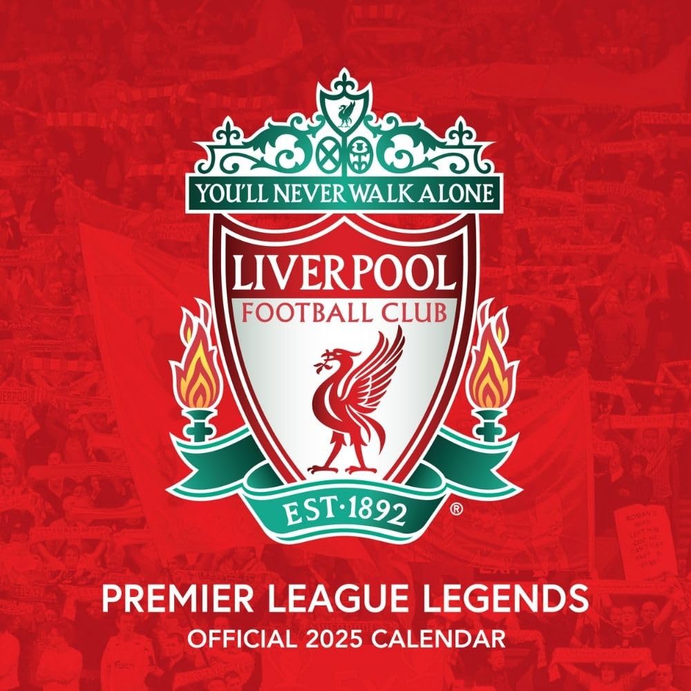 2025 Liverpool Fc Legends - Square Wall Calendar