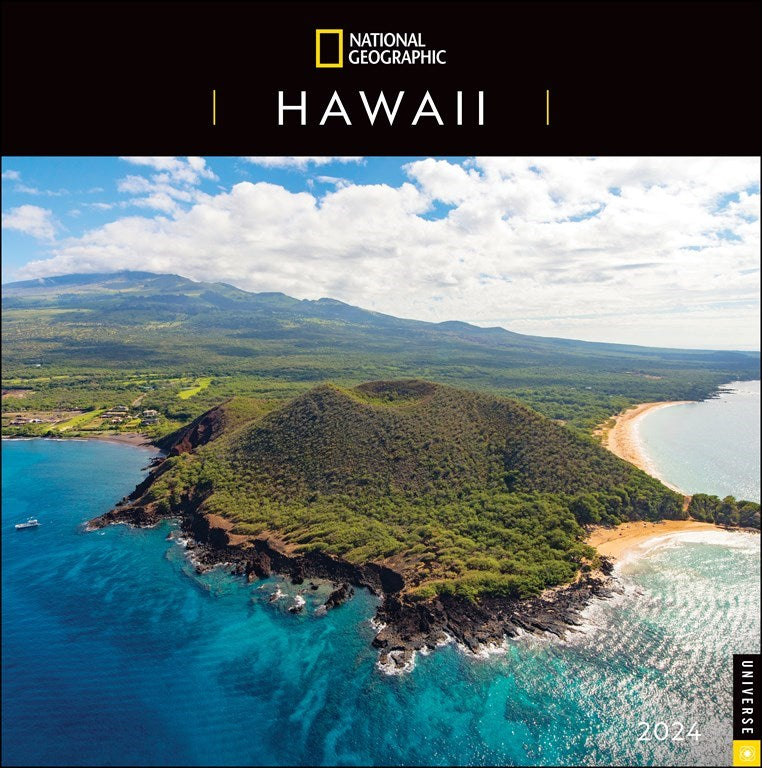 2024 National Geographic Hawaii Square Wall Calendar