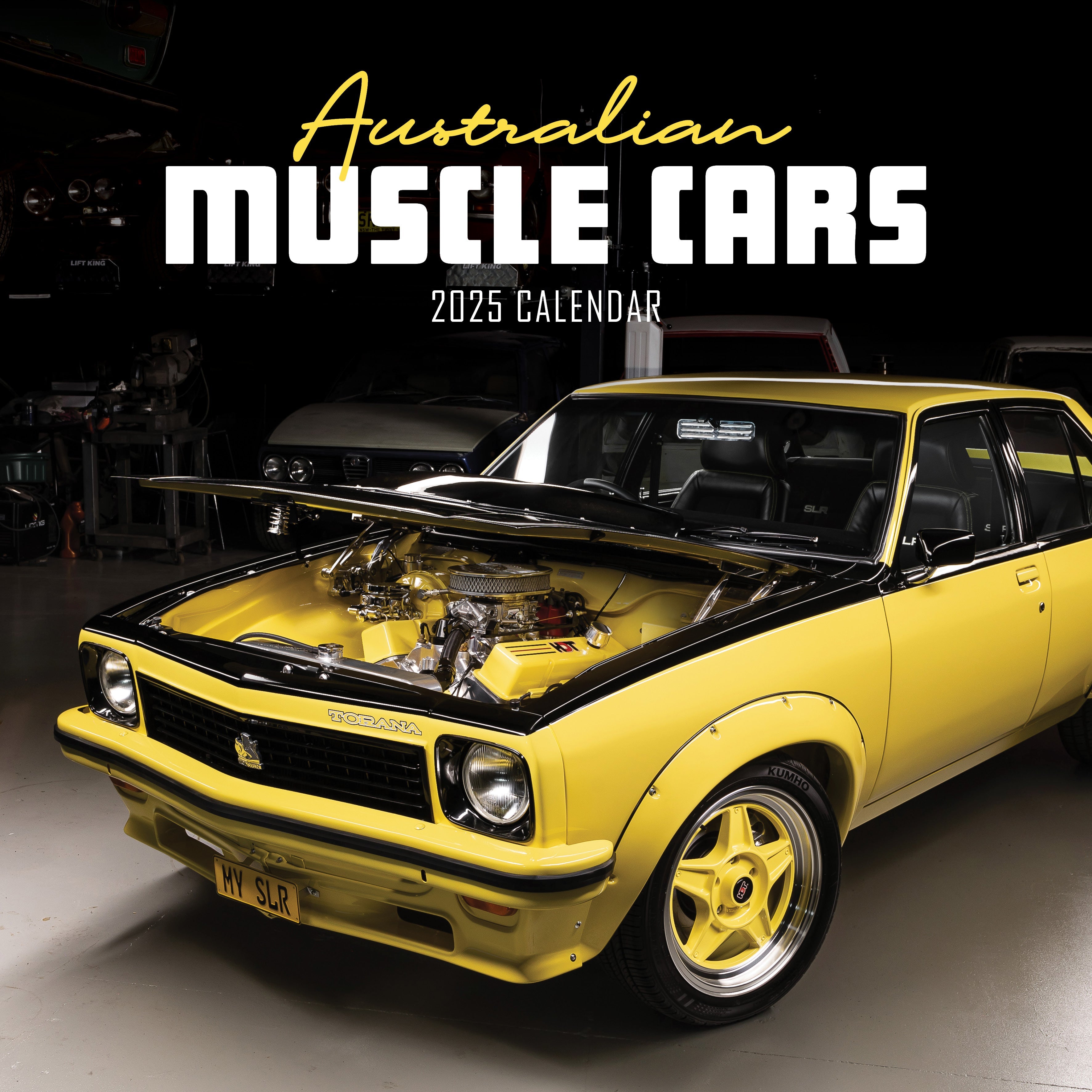 2025 Australian Muscle Cars - Square Wall Calendar